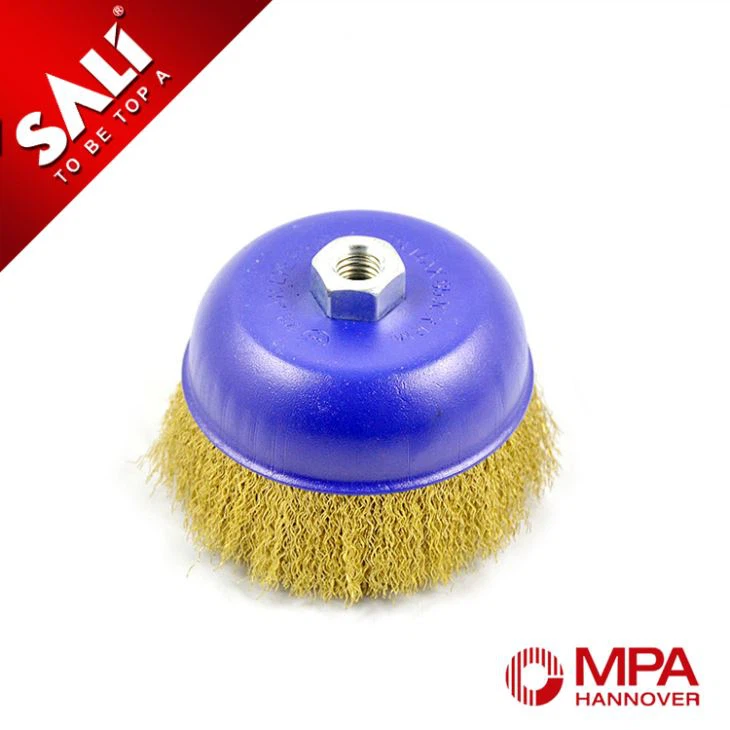 Hot Selling Crimped Stainless Cup Steel Wire Brushes